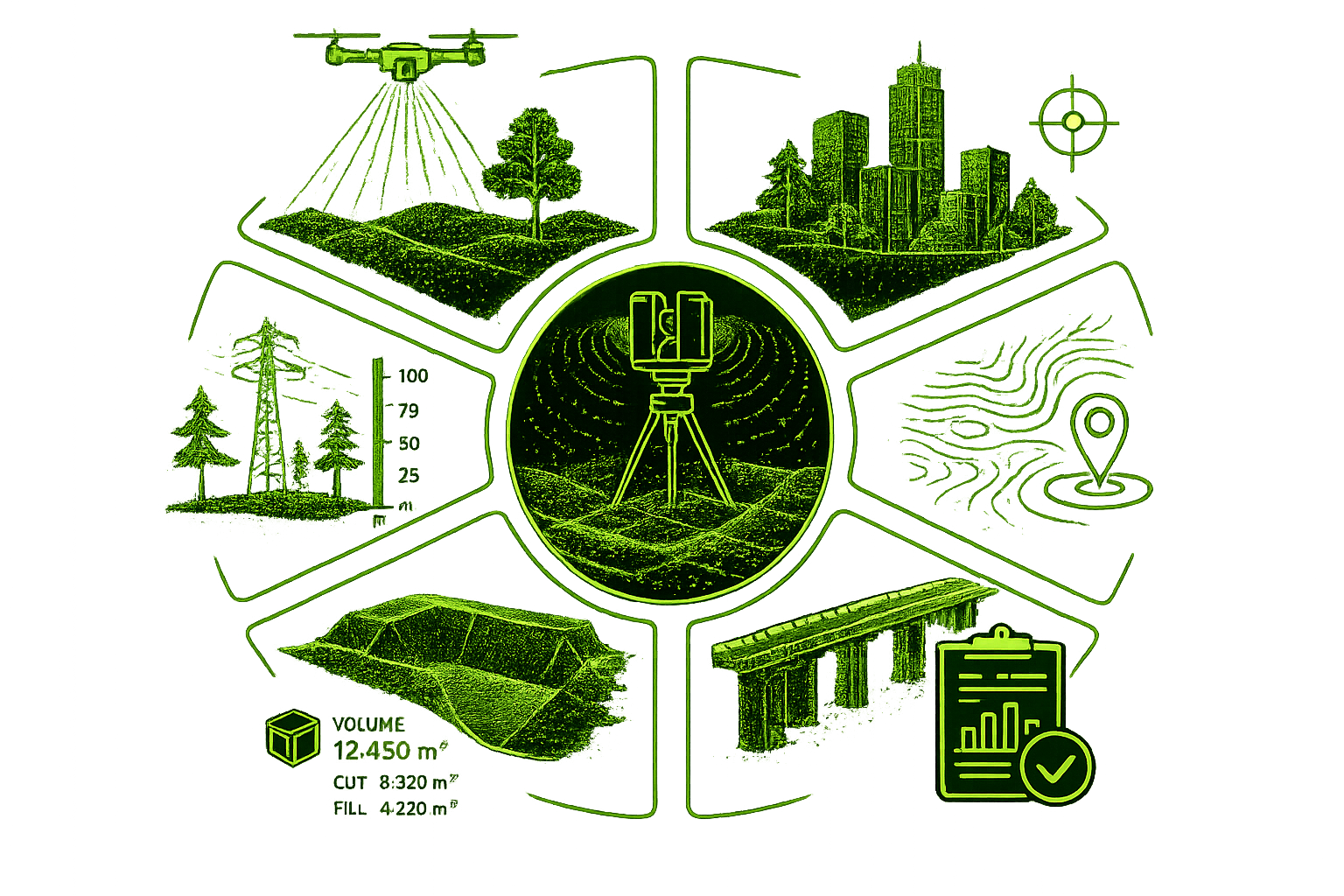 Lidar Image drone work